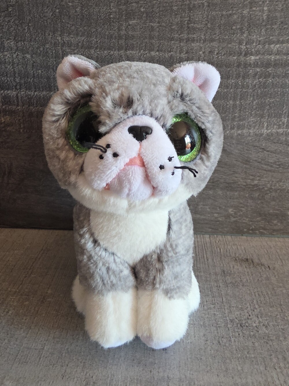 Ty Beanie Boos - FERGUS the Cat 6" Stuffed Animal Plush Toy Pouty Kitty g52